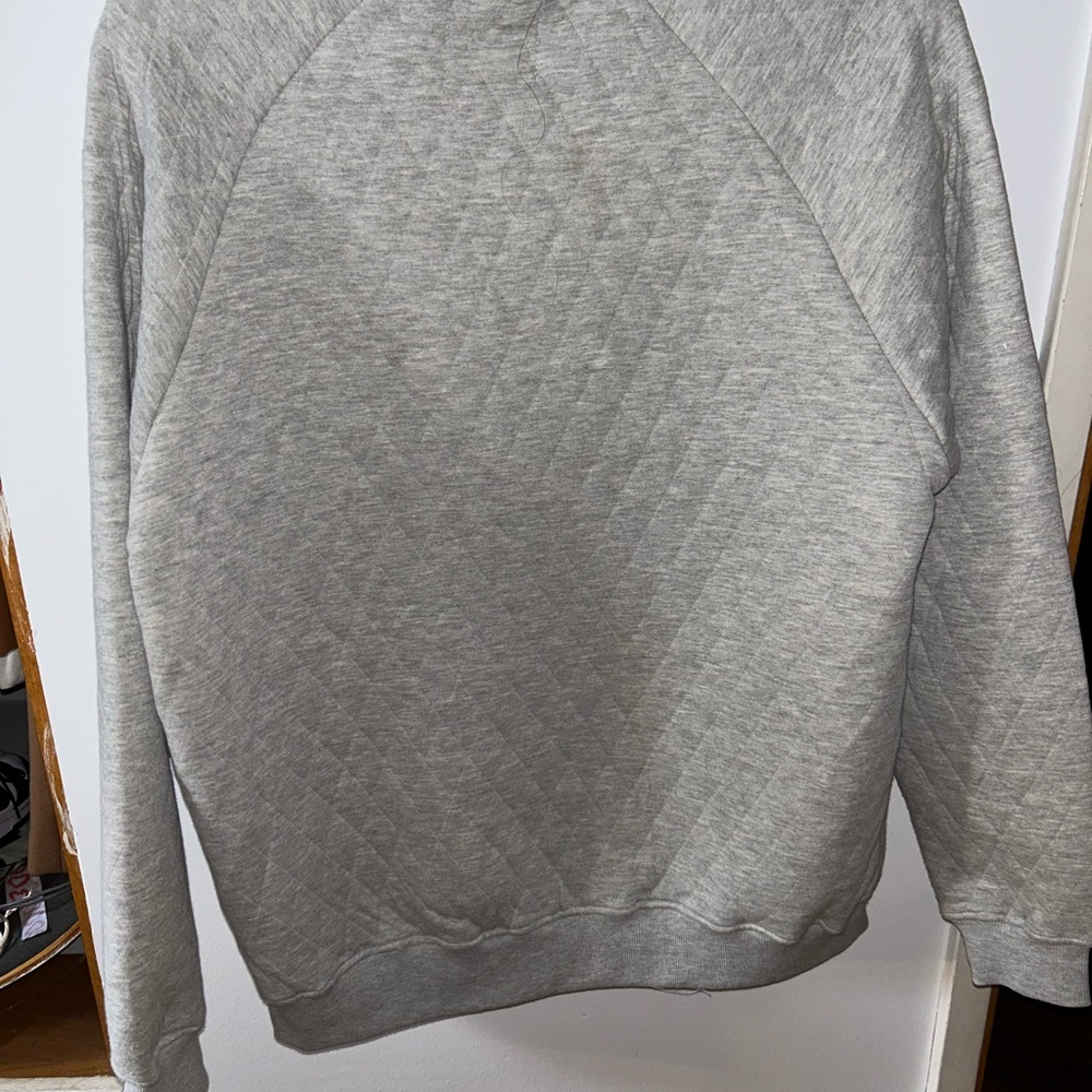 Sovereign Code Gray Zip Up Sweater - Picture 2 of 3